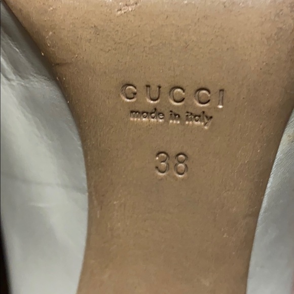 HORSEBIT GUCCI PEEP TOE PUMPS Size 38 - Picture 8 of 10